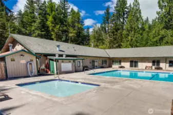 Riverside pool is open seasonally