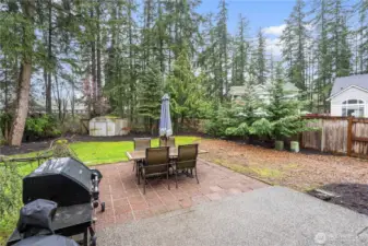 Large Patio space perfect for summer bbq's.