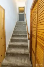 Stairs to basement