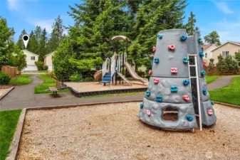 Playground looking back at the house for perspective.