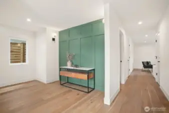 This photo is taken from the front door as you enter the home.