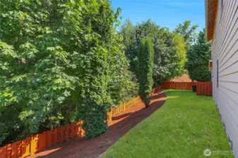 Lots of privacy all around. Beautiful and serene.