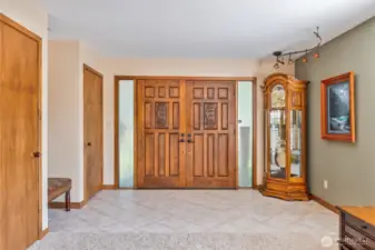 Double doors makes moving easy!