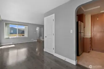 Dining area off the kitchen.