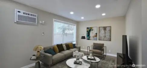 DADU: Virtually staged living room