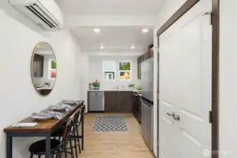 The heart of the home—perfect for morning coffee or late-night snacks.