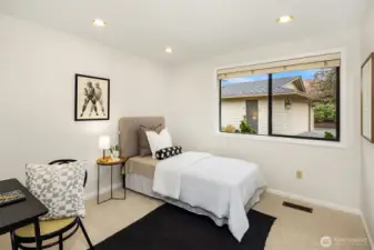 Second of three bedrooms on the main level