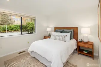 Third of three bedrooms on the main level