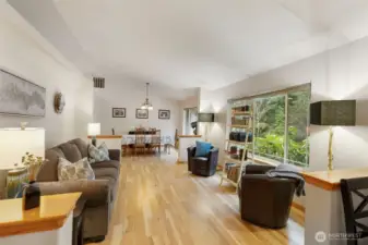 Living room, family room, formal dining room, plus 3 beds and an office.