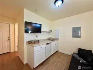 1st floor living/bedroom w/separate entrance.