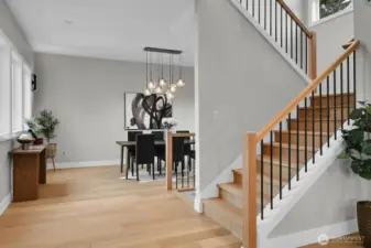 Open staircase