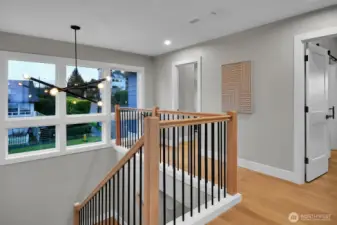 Open & airy upstairs landing