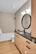 Lower level full bathroom