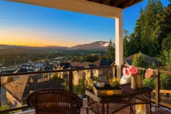 Lower Level View Deck ~ Tiger Mountain Views