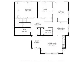 Main floor plan.