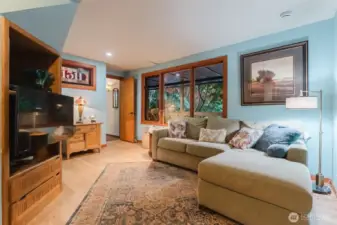 An office/den on the main floor.