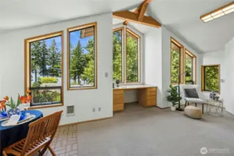 Carriage House with views to the East and West