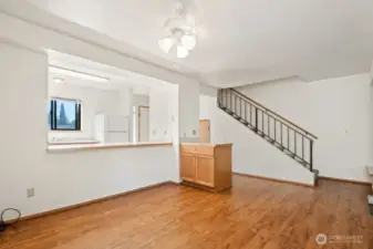 Open great room style layout