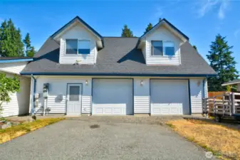 MIL above garage. Access door shown here.