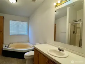 Spacious Primary Bathroom