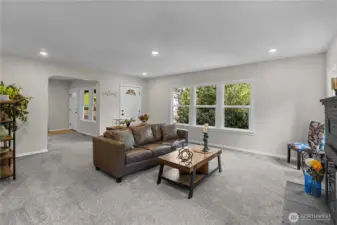 Living Room w/Plenty of Windows for Natural Lighting!