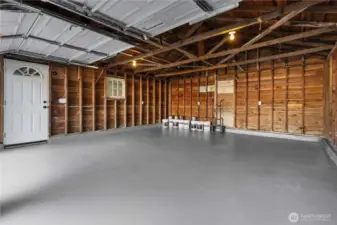 2-Car 22x20 Garage w/Lighting, New Garage Doors. Fresh Epoxy Floors. Garage is 22 Feet Deep, 20 Feet Wide.