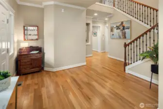 The large foyer