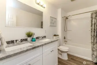 Main Share Bath with Double Sink