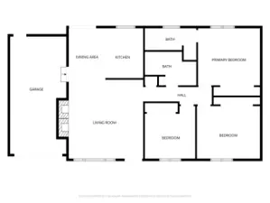The floorplan - big bedrooms!