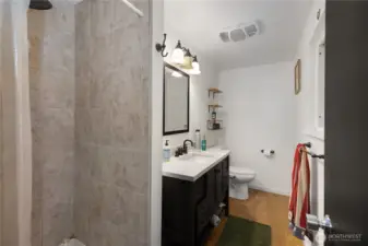 Primary Bath - 3/4.  Updated with new tile and fixtures a few years ago.