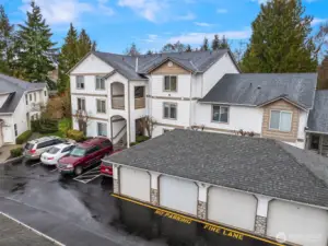 2nd Floor Unit w Garage - 2nd From the Left