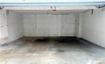 Two car private garage