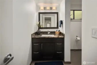 Lower level 3/4 bath
