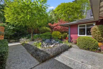 Entry pond