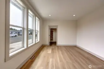 Primary showing walk-in closet