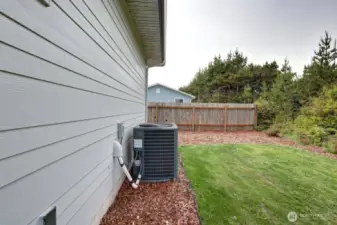 Backyard and air handler