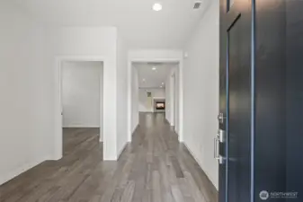 Easy Care Laminate Floors Flow Throughout the Home!