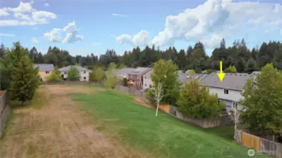Behind the home is HOA-maintained green space for playing and walks, no neighbors to the rear!
