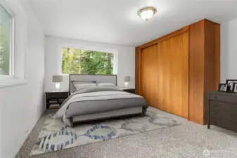 Virtually Staged bedroom