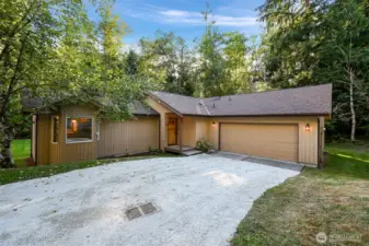 Flat sunny lot with grass backyard!