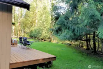 Deck space for relaxing