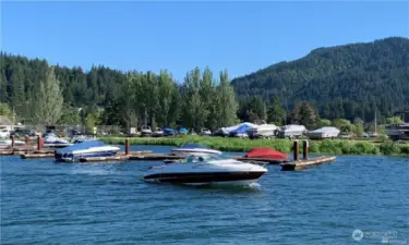 Beautiful Lake Whatcom Marina