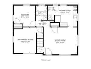 Floor plan main floor.