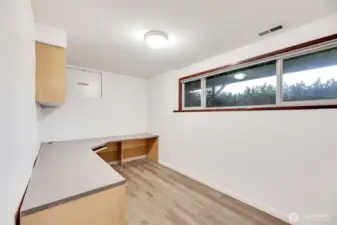 Basement office - Has potential for a 2nd kitchen