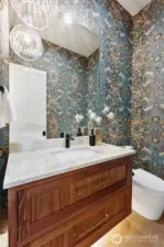 Main floor powder room