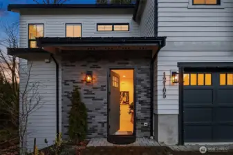 A covered front porch to welcome your visitors.