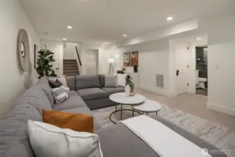 This basement could be easily converted into an ADU, perfect for MIL, out of town guests or whatever your needs.