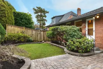 More of the yard.  It is partially fenced.  Would be easy to complete the fencing.