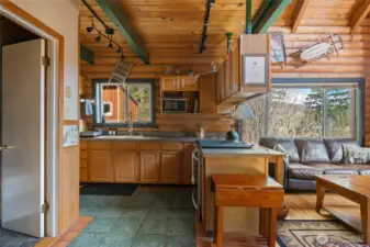 Kitchen and Living Room