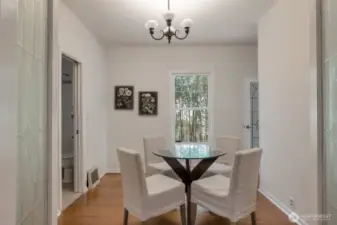 Dining room on main floor